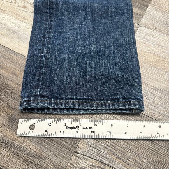 Levi's 501 Red Tab Faded Blue Mens 32x30 Straight Leg Button Fly Mid Wash Jeans - Picture 9 of 14